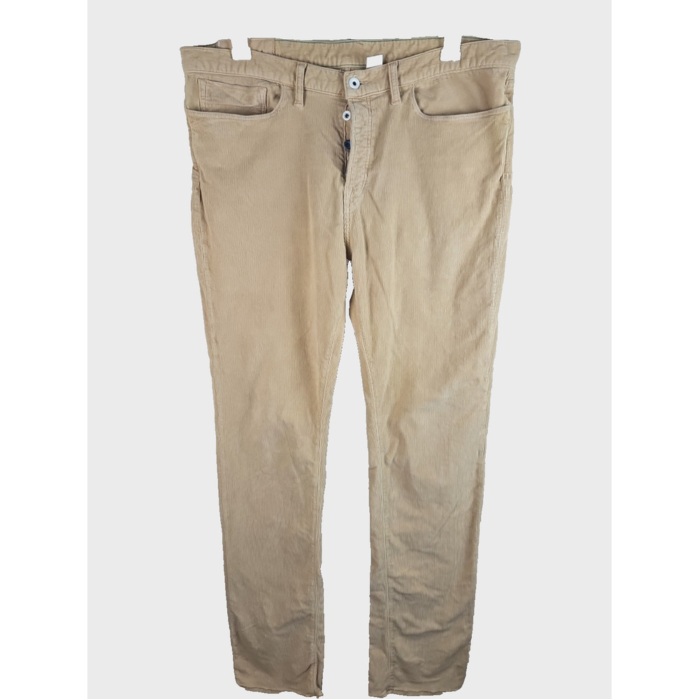 Loomstate Corduroy Pants Mens 36 Organic Cotton Corduroy Straight Tan Grunge